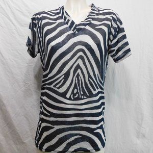 Men's Sheer V-neck Top